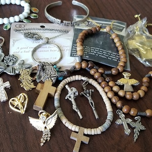Vintage Junk Drawer Religious Lot 2 20 Piece Lot of - Etsy