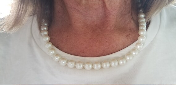 Vintage Carolee Faux Pearl Necklace 18 