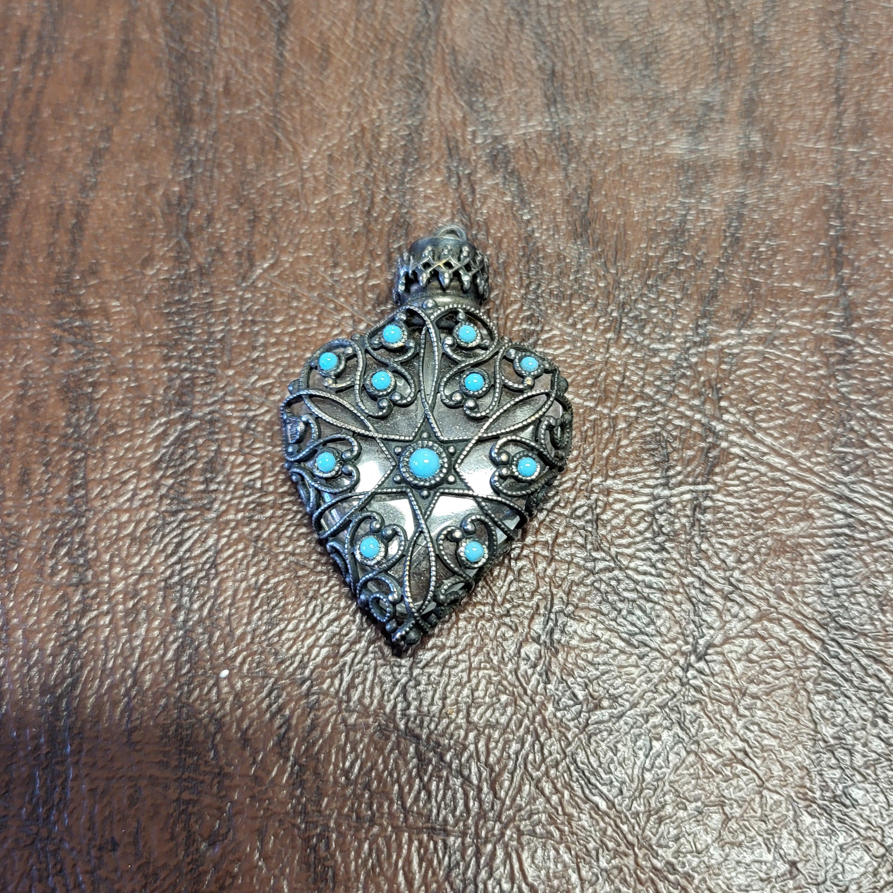 Vintage Blue Heart Shaped Bottles - Etsy