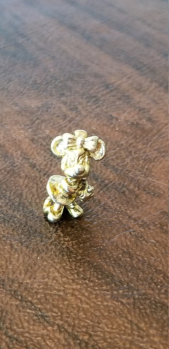 Vintage Gold over Sterling Silver Minnie Mouse Charm Pendant Walt Disney Productions Minnie Mouse Charm 3 D Figural Minnie Mouse Charm Etsy Mexico