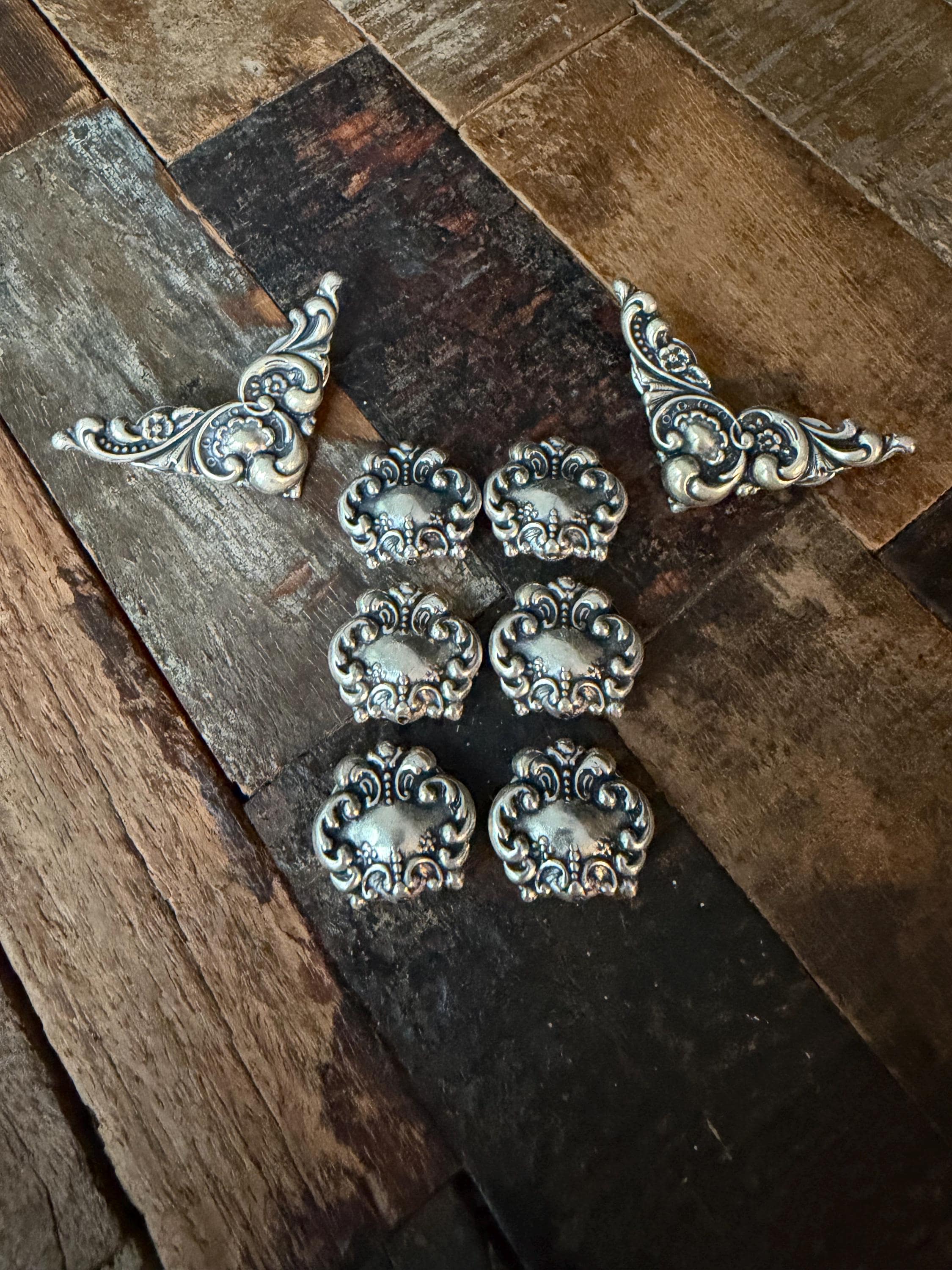 Vintage Button Covers Set - Etsy