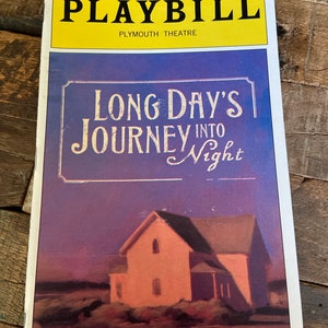 Vintage Playbill from Long Day’s Journey Into Night signed by actor Brian Dennehy who won a Tony for his portrayal of James Tyrone