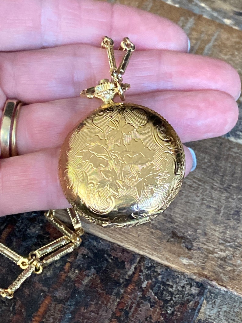 Vintage Sheffield Swiss Made Pocket Watch Pendant Style Etsy