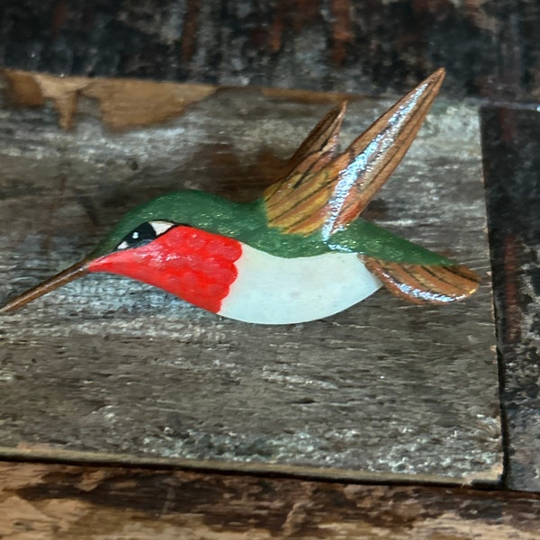 Painted Hummingbird - Etsy