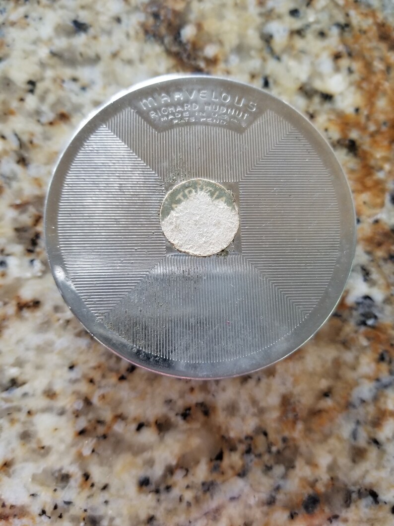 Vintage Richard Hudnut Marvelous Art Deco Mirror/powder Compact, Silver ...