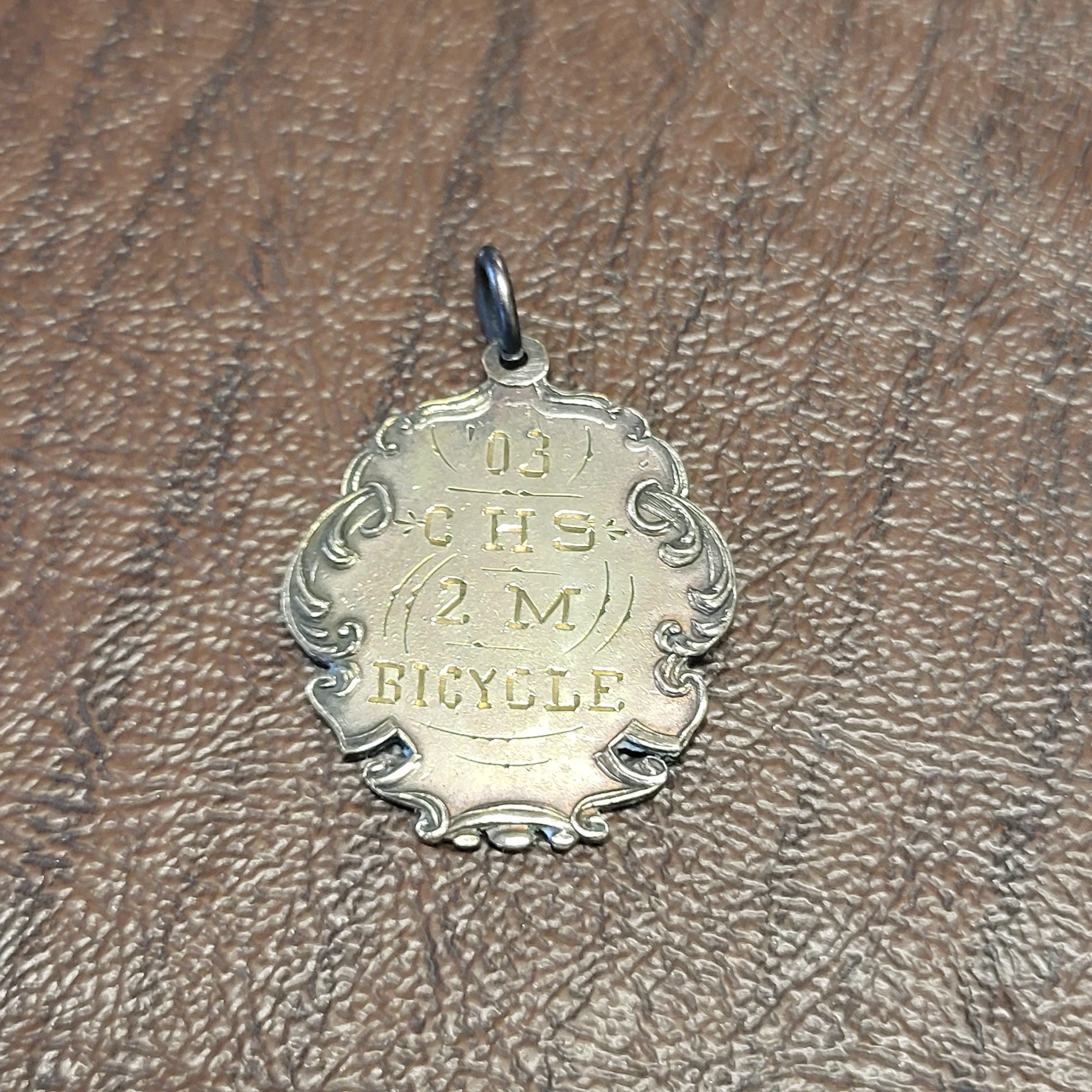 Vintage Bicycle Medal - Etsy