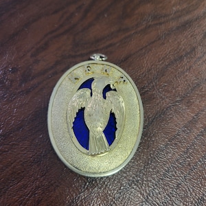 Vintage Hallmarked Sterling English Past Provencial Grand Deacon (from Kent) Masonic Jewel Collar Jewel, Kent Freemason Collar Jewel/Pendant