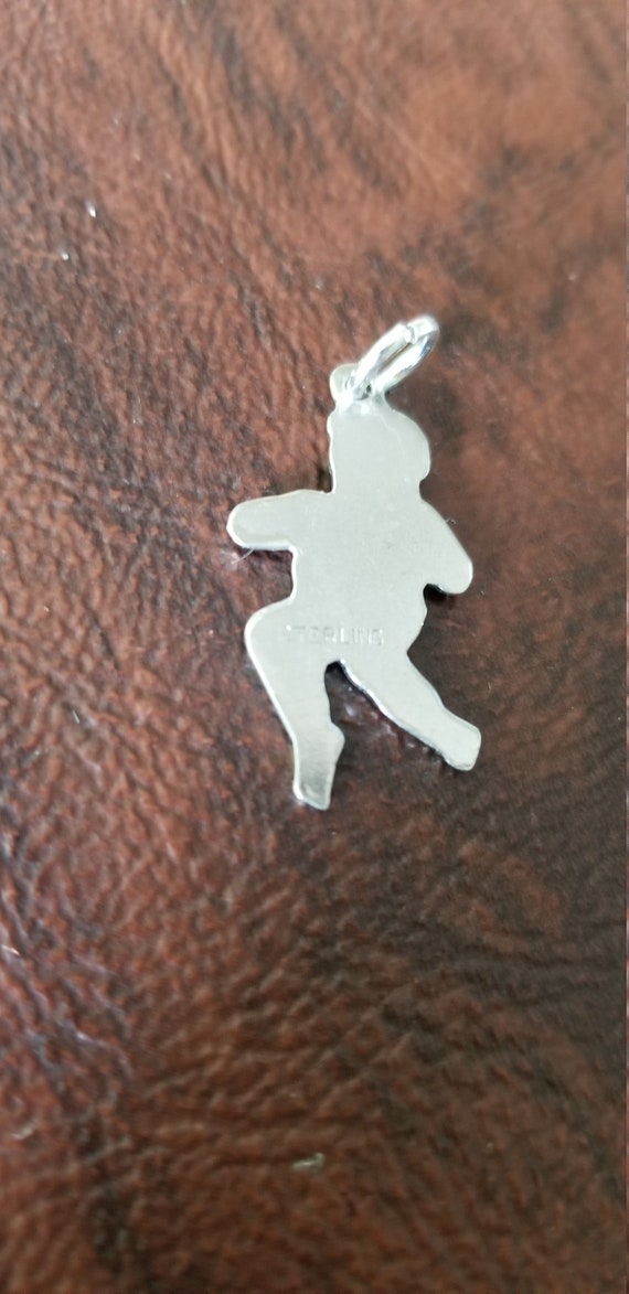 Rare Vintage Sterling Enameled Baby Boy Without D… - image 8