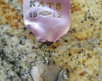 Antique Art Deco Krazy Kats Lady Medal 1912