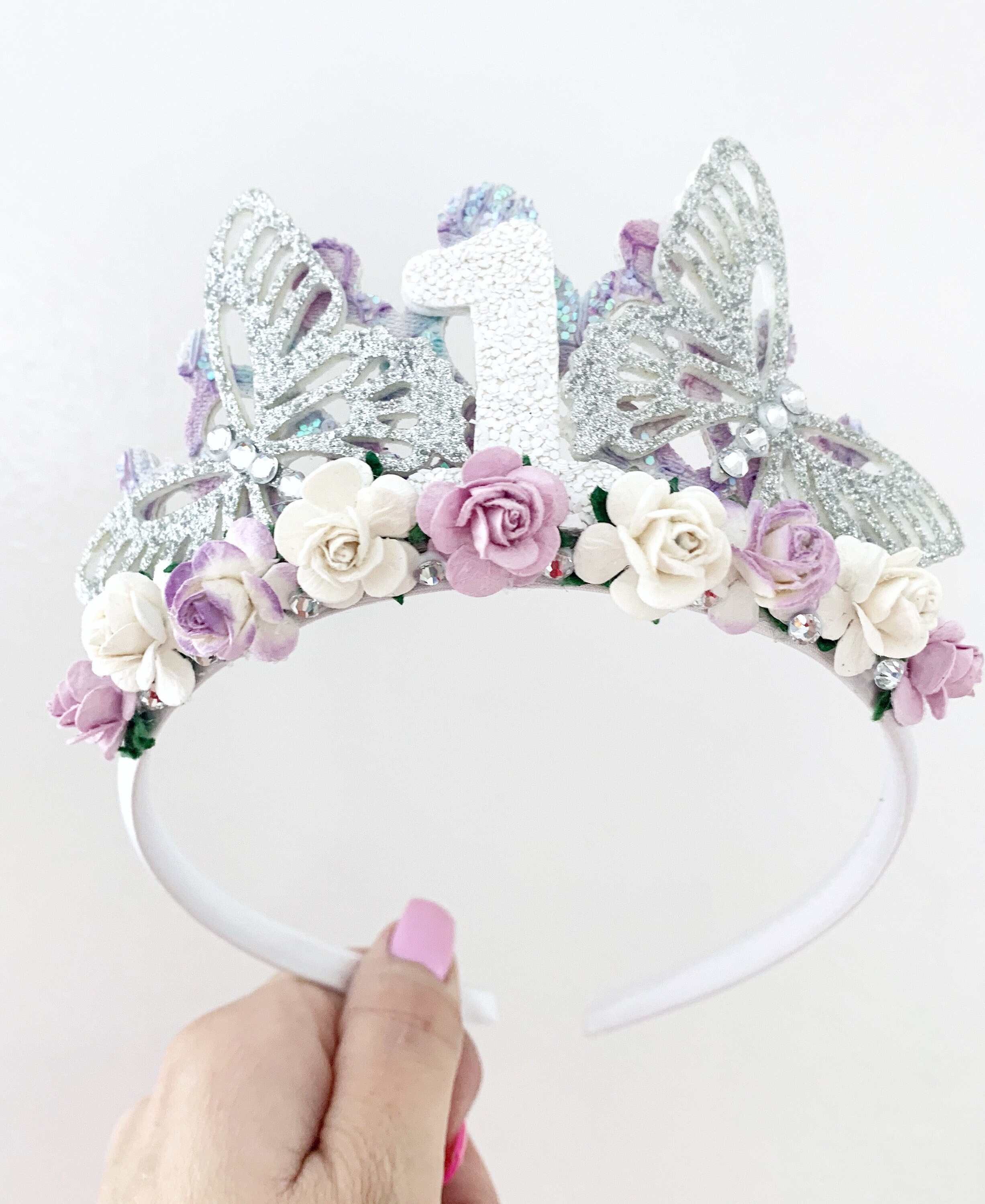 Butterfly birthday party crown tiara butterfly tiara Alice Etsy