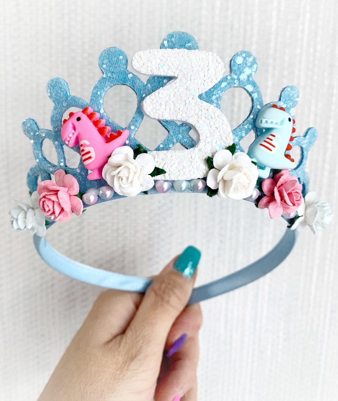 5. Geburtstagskrone – Prinzessin Haarband Mit Blumen Für Die Perfekte Kinderparty