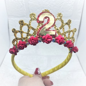 birthday crown tiara, princess tiara Alice band headband, party props, girl gifts