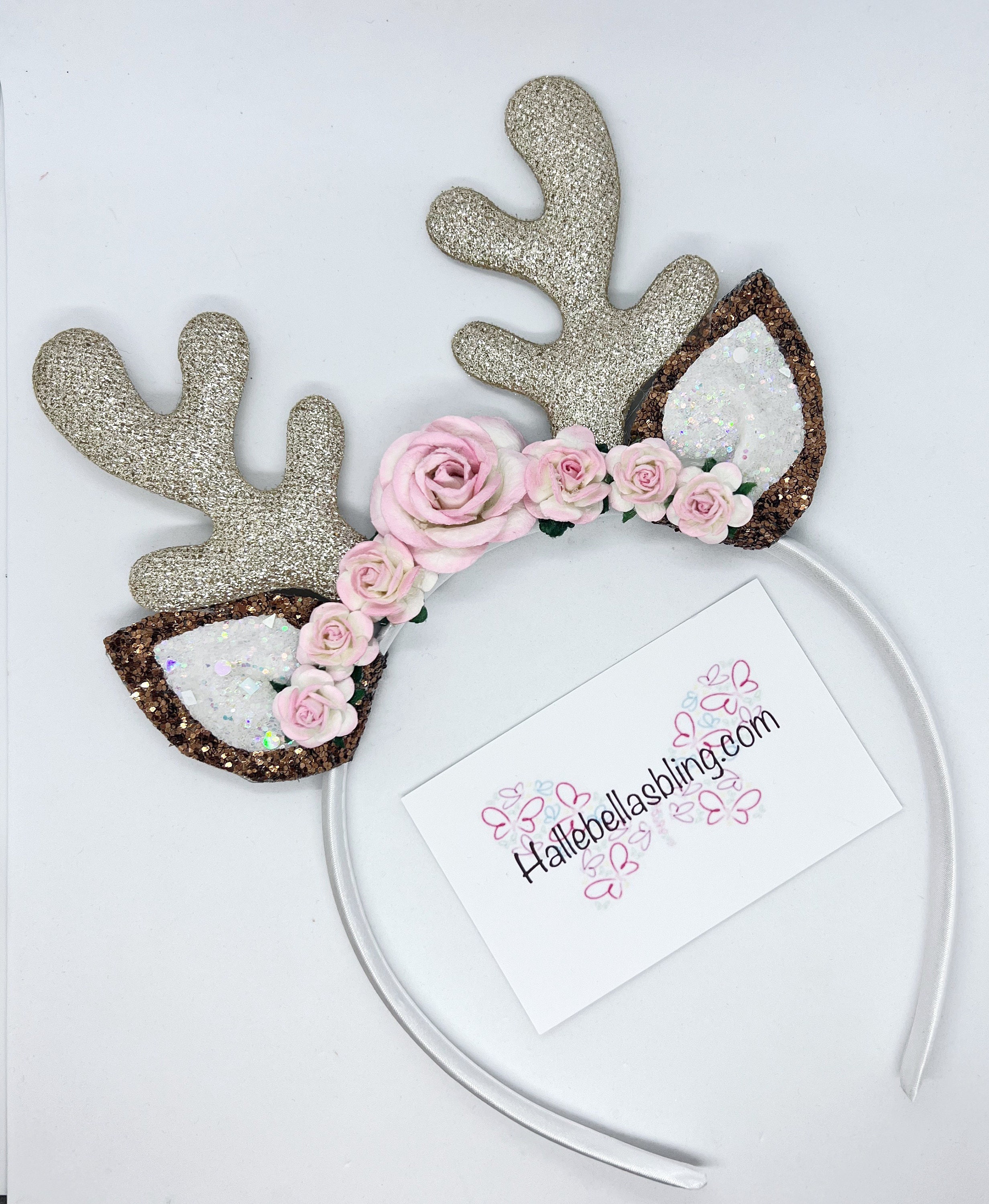 Christmas Reindeer Headband Christmas Antler Headband Antler