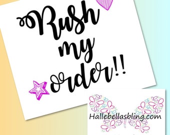 Rush my order. Can’t wait, jump the queue. Speed up your processing time by adding this to your cart.