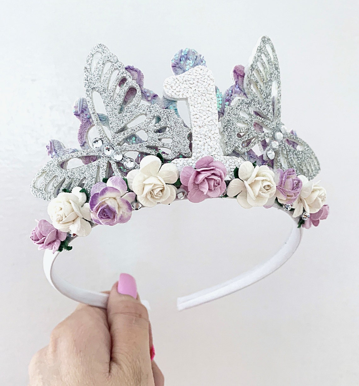 Butterfly birthday party crown tiara butterfly tiara Alice Etsy