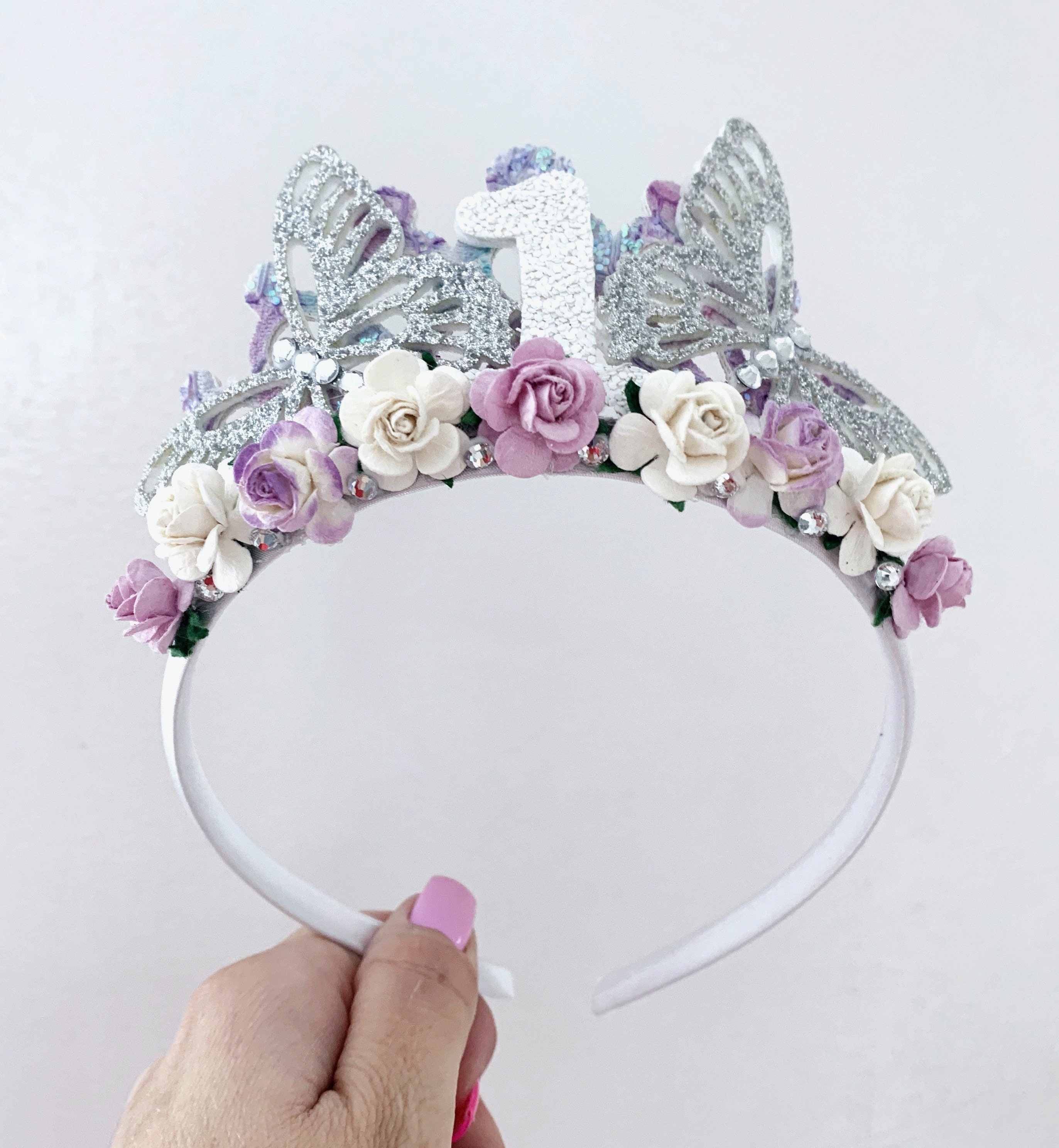 Butterfly birthday party crown tiara butterfly tiara Alice Etsy