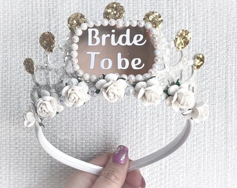 Bride To Be Tiara: Handmade Hen Party Crown