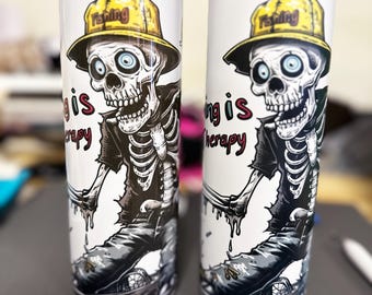Fishing Is My Therapy 20 oz. Tumbler Reusable Drink ware