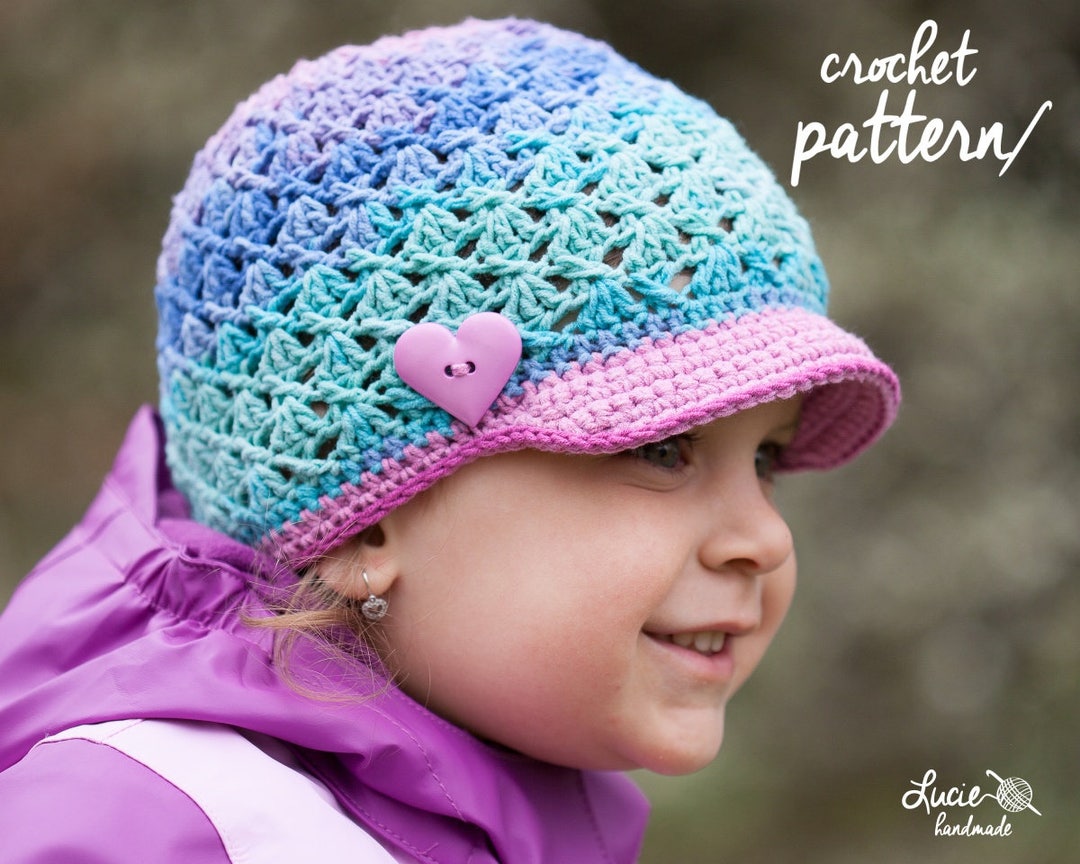 Crochet Hat PATTERN No.80 Spring Hat Crochet Pattern, Spring Hat, Autumn Cap, Spring Cap, UNI