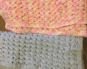 Slant Stitch Baby Blanket
