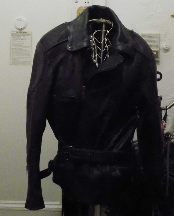 richa leather motorcycle jacket