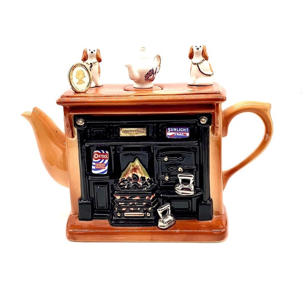 Perfect! Limited Signed Edition QUEEN ELIZABETH GOLDEN Jubilee Teapot made by the Teapottery Company/ Collectible Quirky English Teapot