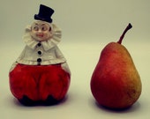 Extremely Rare GERMAN 39 CLOWN 39 INKWELL, Early Century Figural Writing Accessory, Perfect Gift for Lovers of Antique European Curiosities