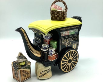 ディズニー ドナルドダック ポール・カデュー アンティーク ヴィンテージ 食器 ディズニー＆ポール・カーデューのドナルドダックティーポット