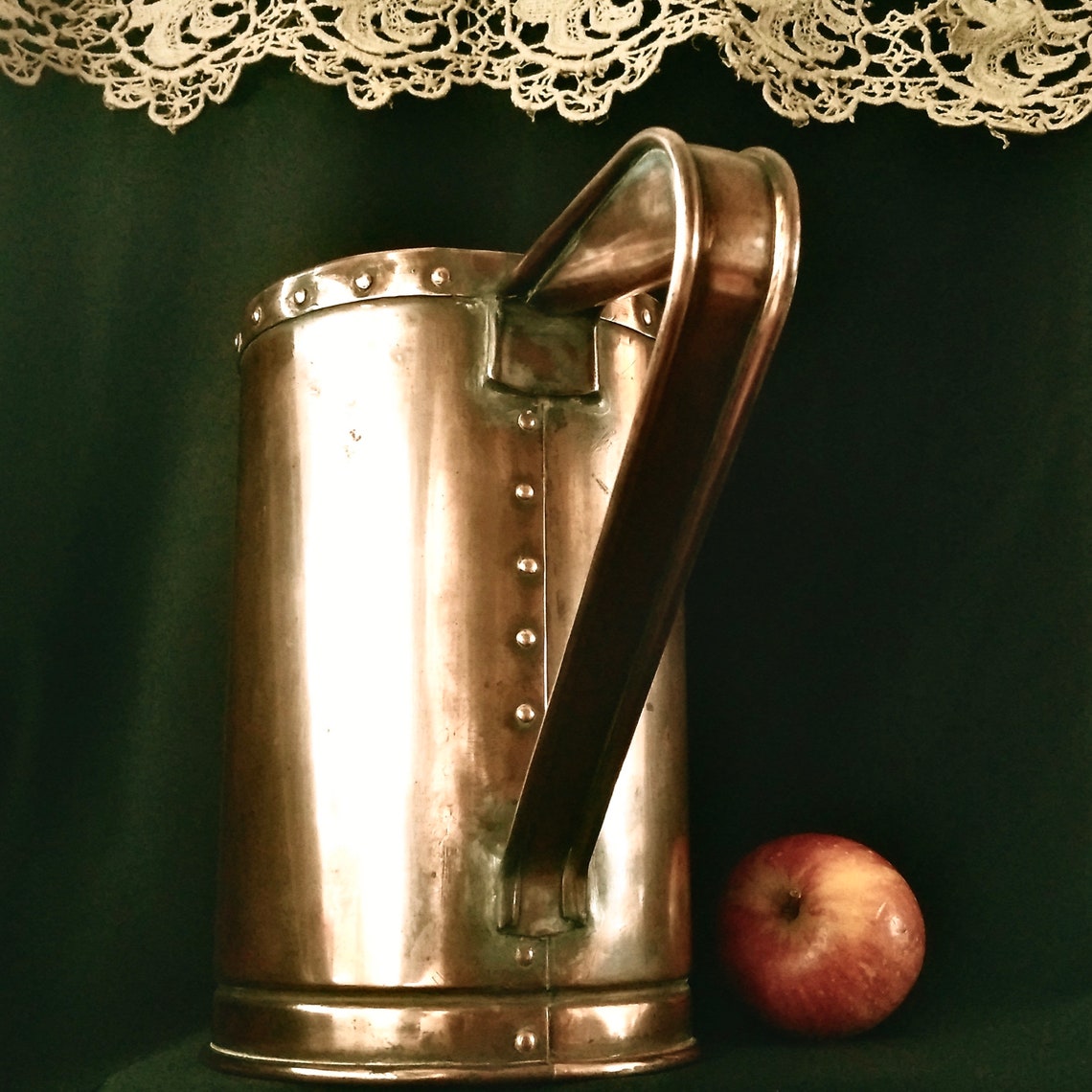Rare COPPER MEASURING JUG by 'four Oaks' Birmingham Etsy UK