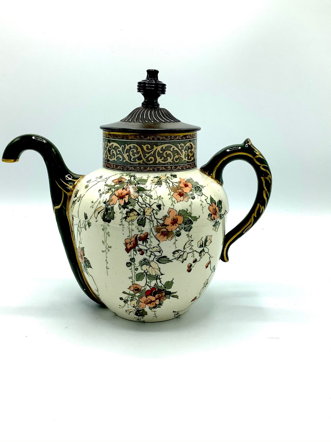 Antique Doulton Patented SELFPOURING TEAPOT / Rare 19th Etsy