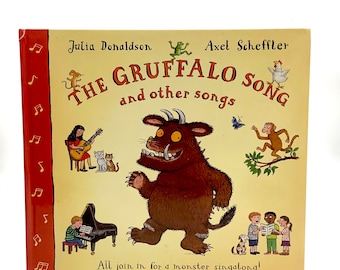 DOUBLE SIGNED by Author Julia Donaldson and Illustrator Axel Scheffler 1st Edition 1st Printing The GRUFFALO Songs + Other Songs