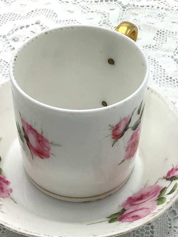 18th Century English Derby Coffee Can With Replacement Handle / Highly  Collectible Hand-painted Porcelain Cup Decorated With Roses - Etsy