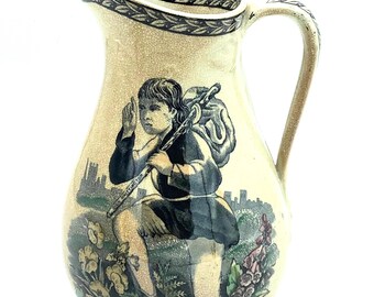 Rare IONIA England Art Nouveau Pottery Jug Hand Made - Etsy 日本