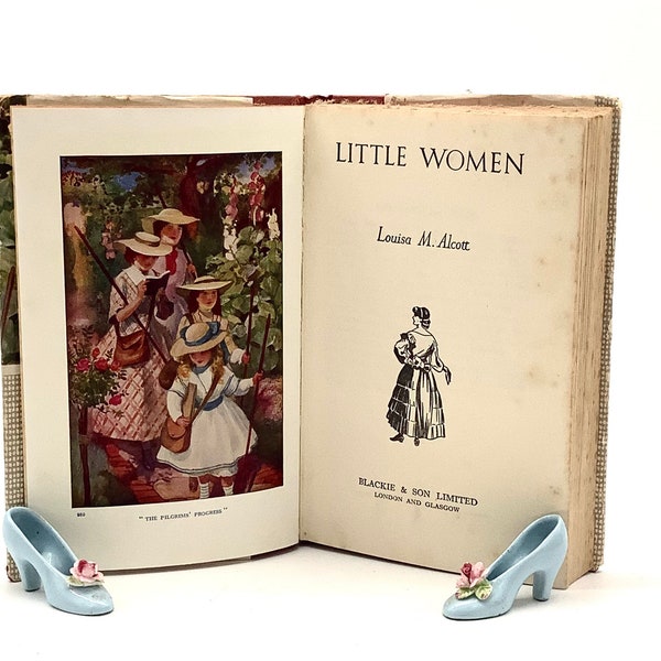 LITTLE WOMEN By Louisa M. ALCOTT Published by Blackie & Co., England with Dust Jacket / Famous American Literature / Perfect Gift for Reader
