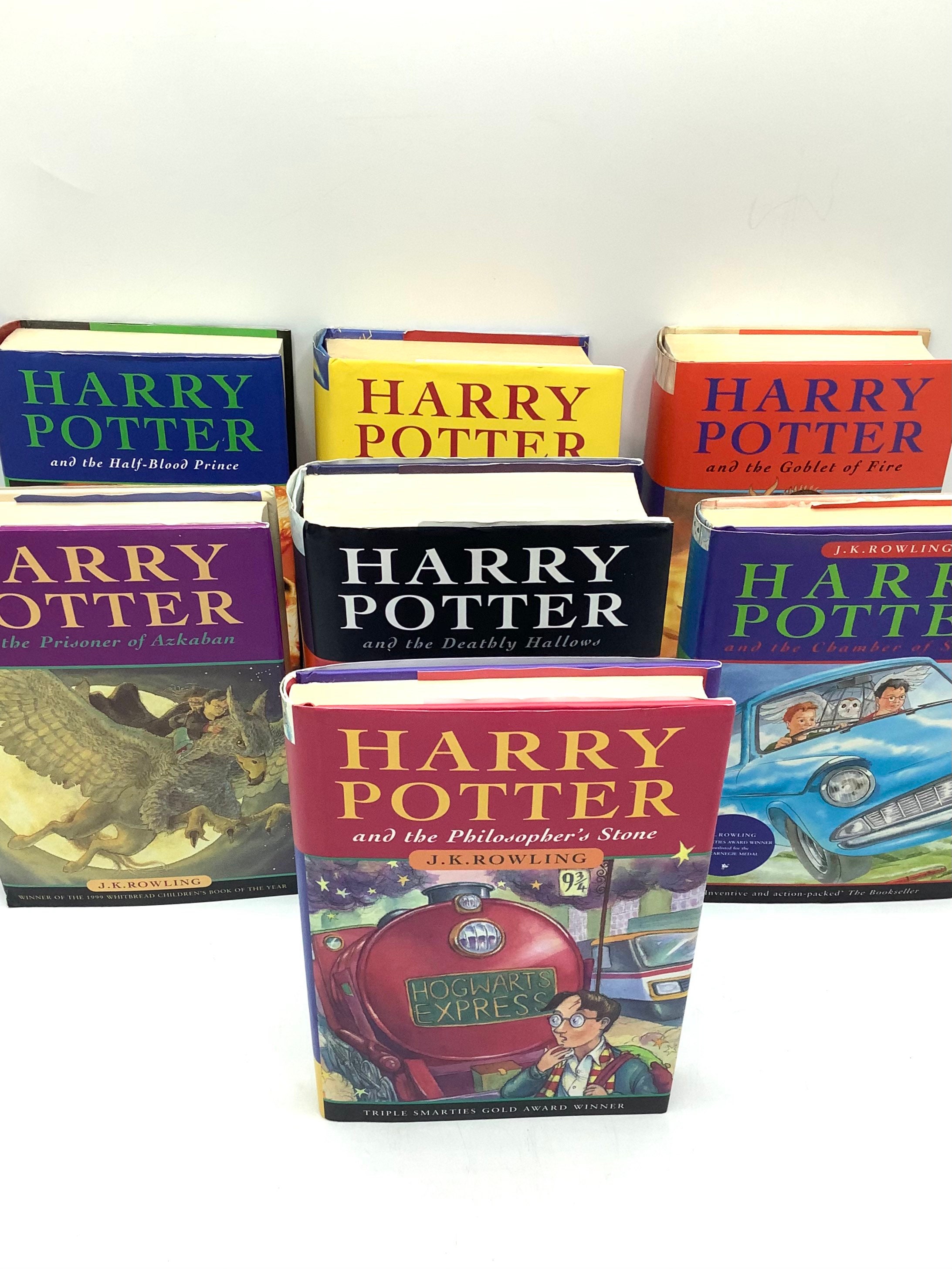 Full Set of all 7 HARRY POTTER Books 1st Editions Published by Etsy