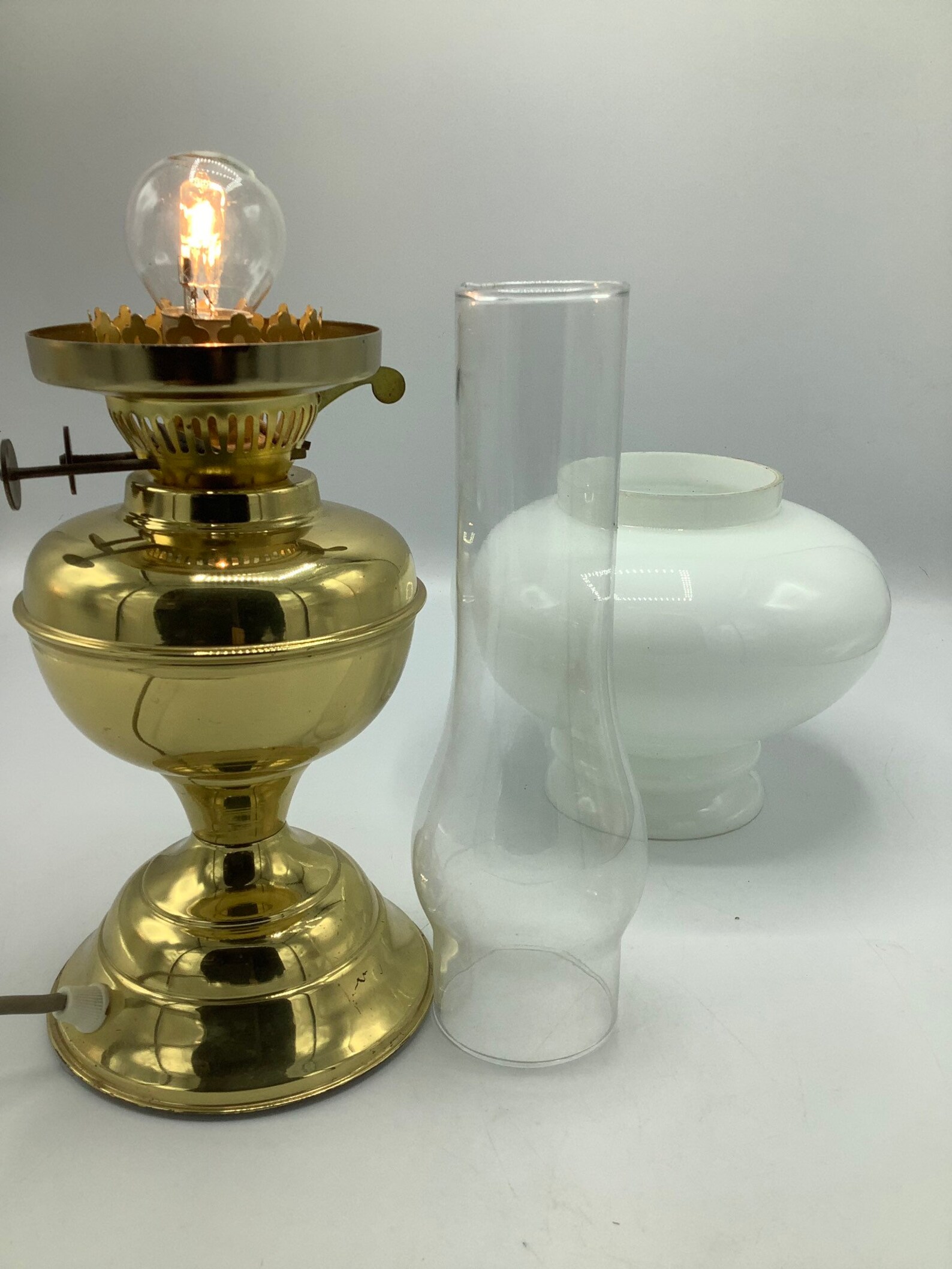 HUGE 50cm Electric Oil Lamp in Perfect Working Order With Etsy