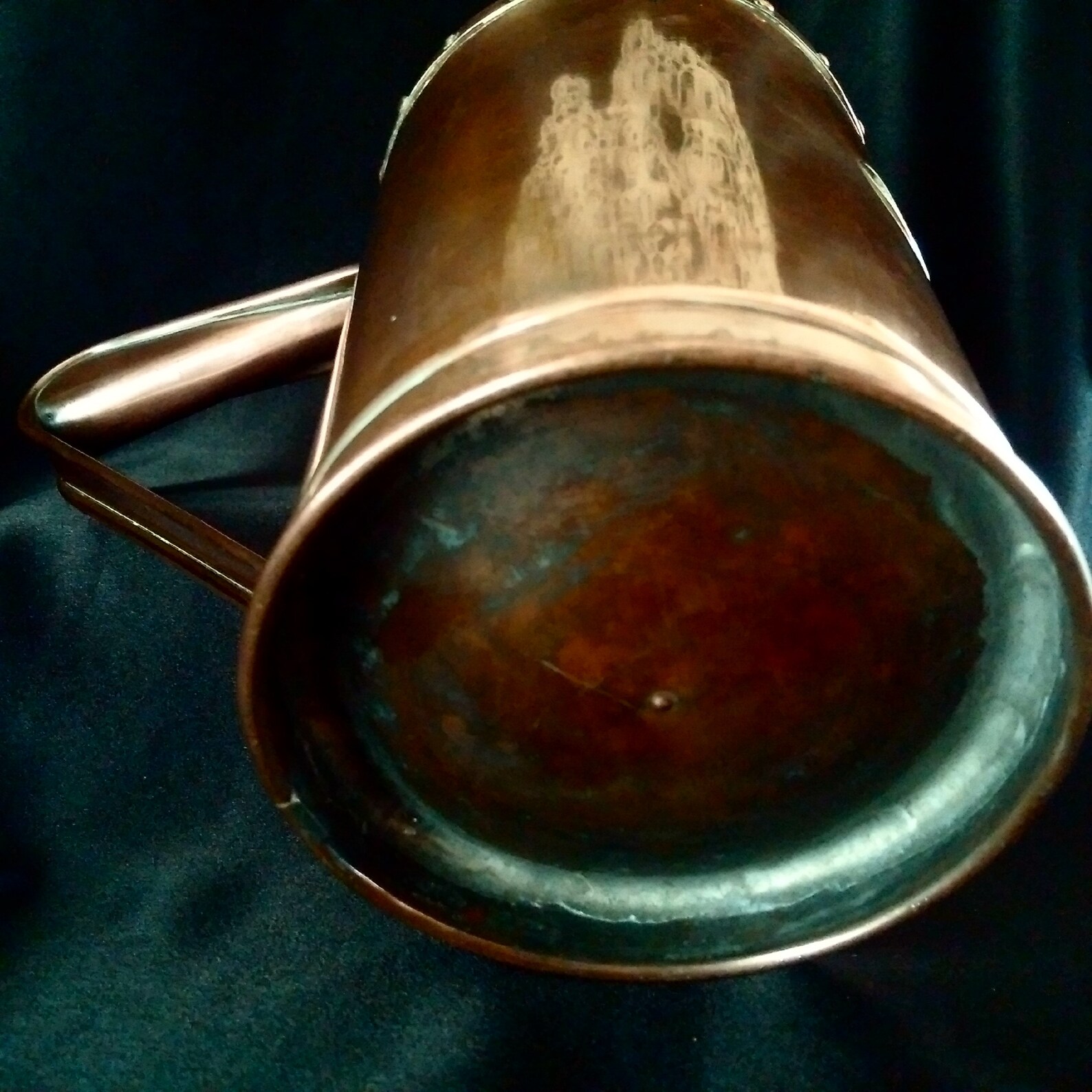 Rare COPPER MEASURING JUG by 'four Oaks' Birmingham Etsy UK