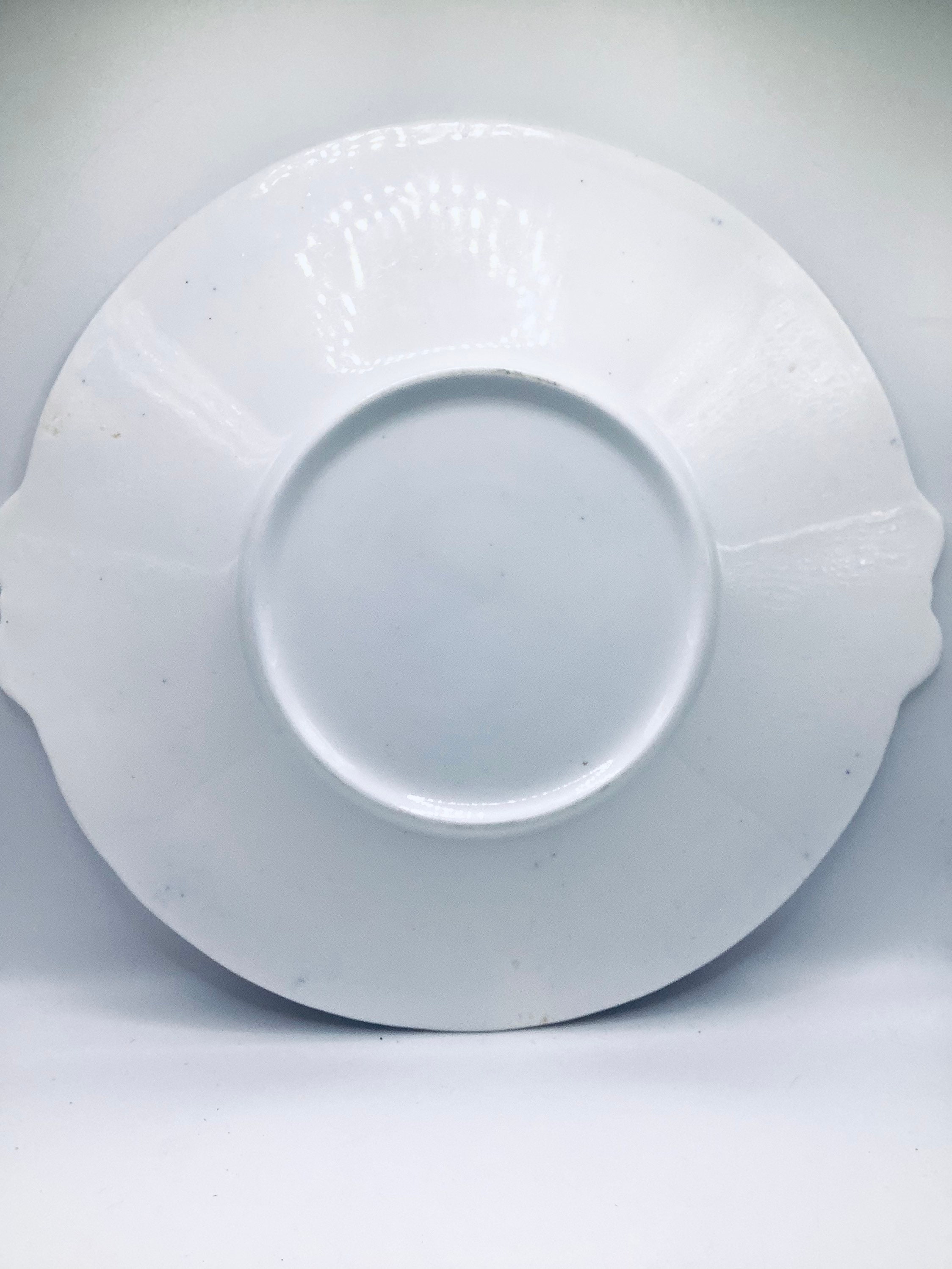 希少な 1800 年代のスタッフォードシャー フローブルー ウィロー