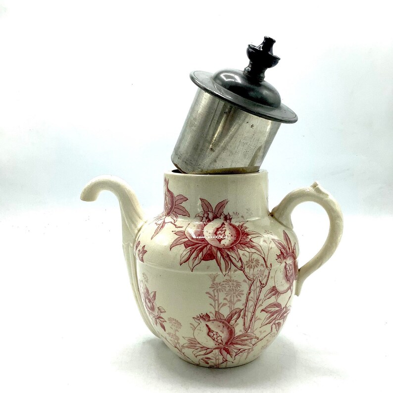 Antique Doulton Patented SELFPOURING TEAPOT pomegranate/ Etsy UK