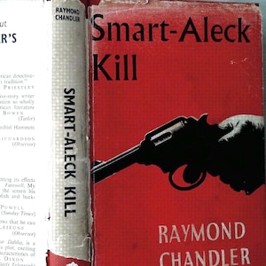 1st EDITION RAYMOND CHANDLER &quot;Smart-Aleck Kill&quot; with Non-Price Clipped D. J / Perfect Gift For Collectors Of American Detective Fiction