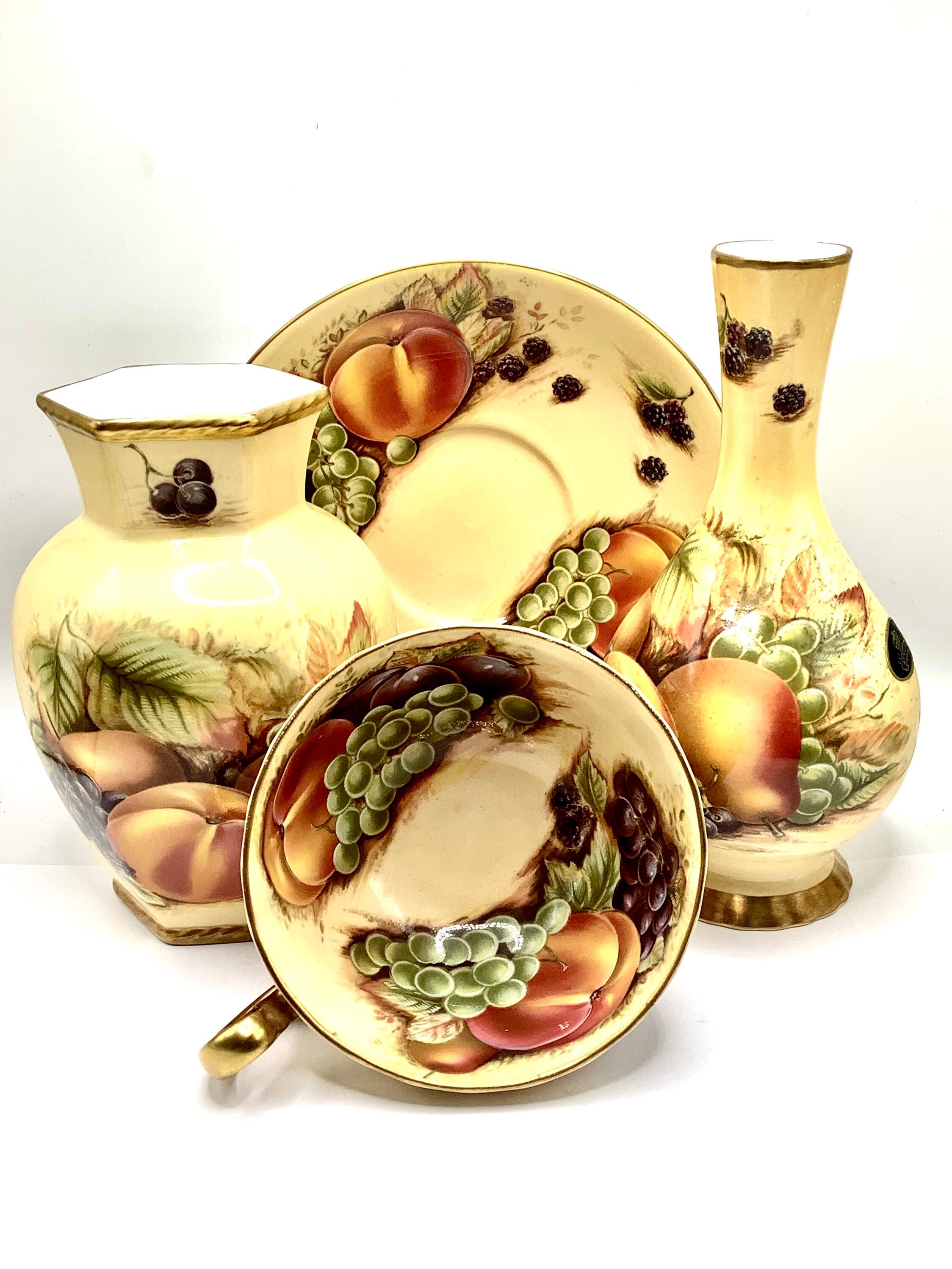 エインズレイ オーチャードゴールド フラワーベース エインズレイ