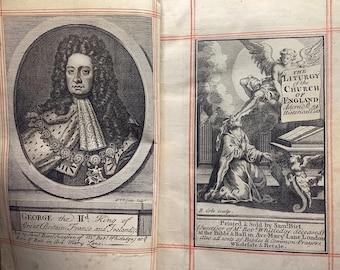 Published 1729 in London ~ The BOOK of COMMON PRAYER According to the Church of England Together with the Psalter (Psalms) of David