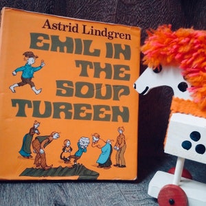 RARE FIRST EDITION Emil In The Soup Tureen: Astrid Lindgren // rare book from Pippi Longstocking author // first edition famous Swedish book