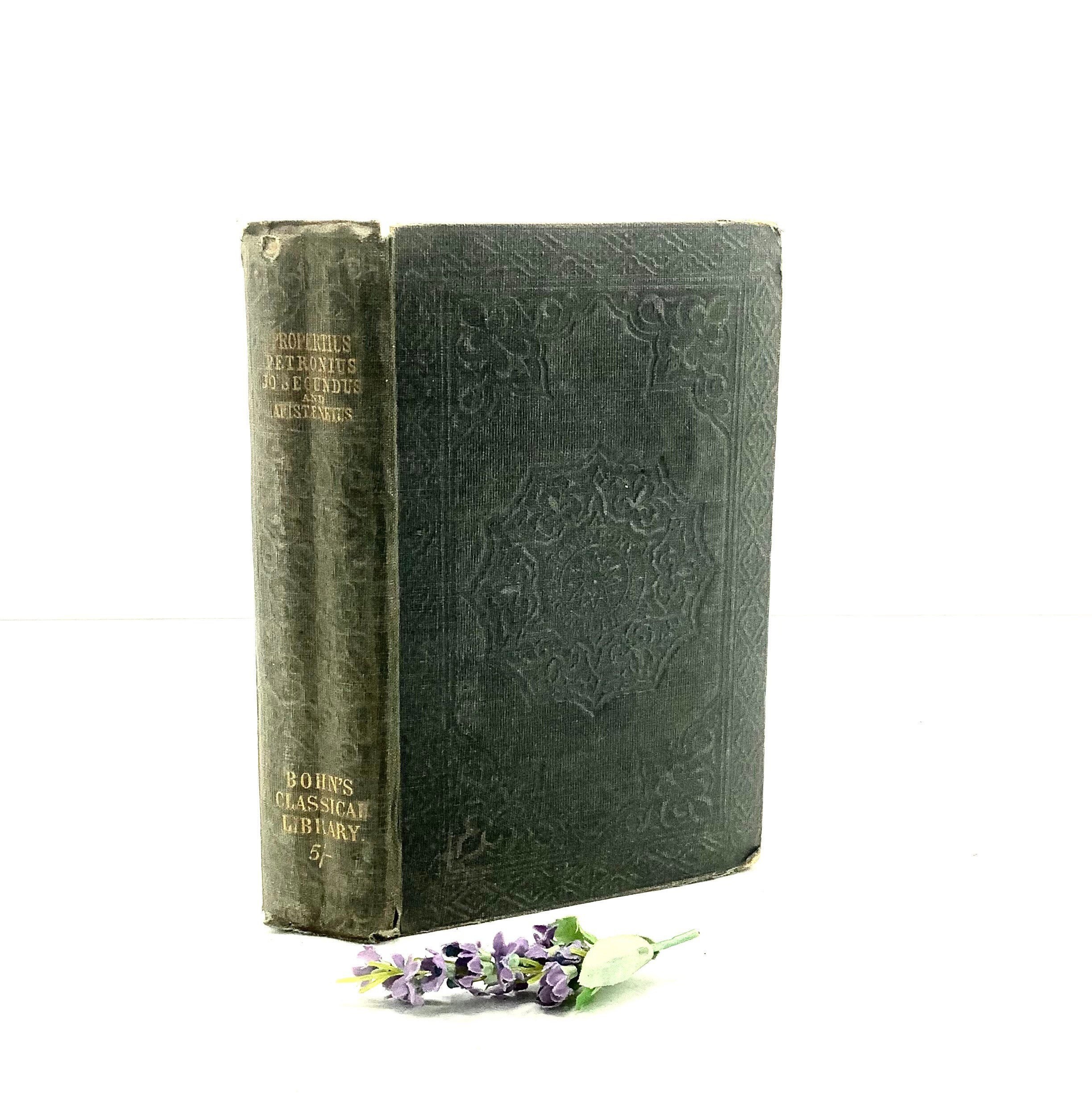 EROTICA. Published by HENRY G. BOHN, London (1854) An Early Edition of the Collection of 4 Authors Writing in Prose & Verse About Sex + Love