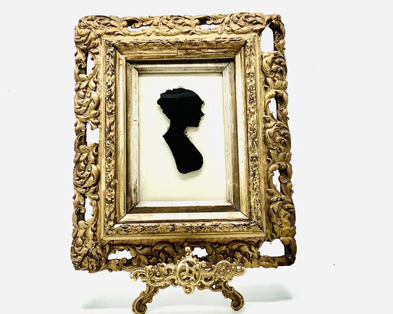 Gilt Framed Reverse Glass Painting - 19thC Gilt Framed Reverse Glass Painting - 19thC