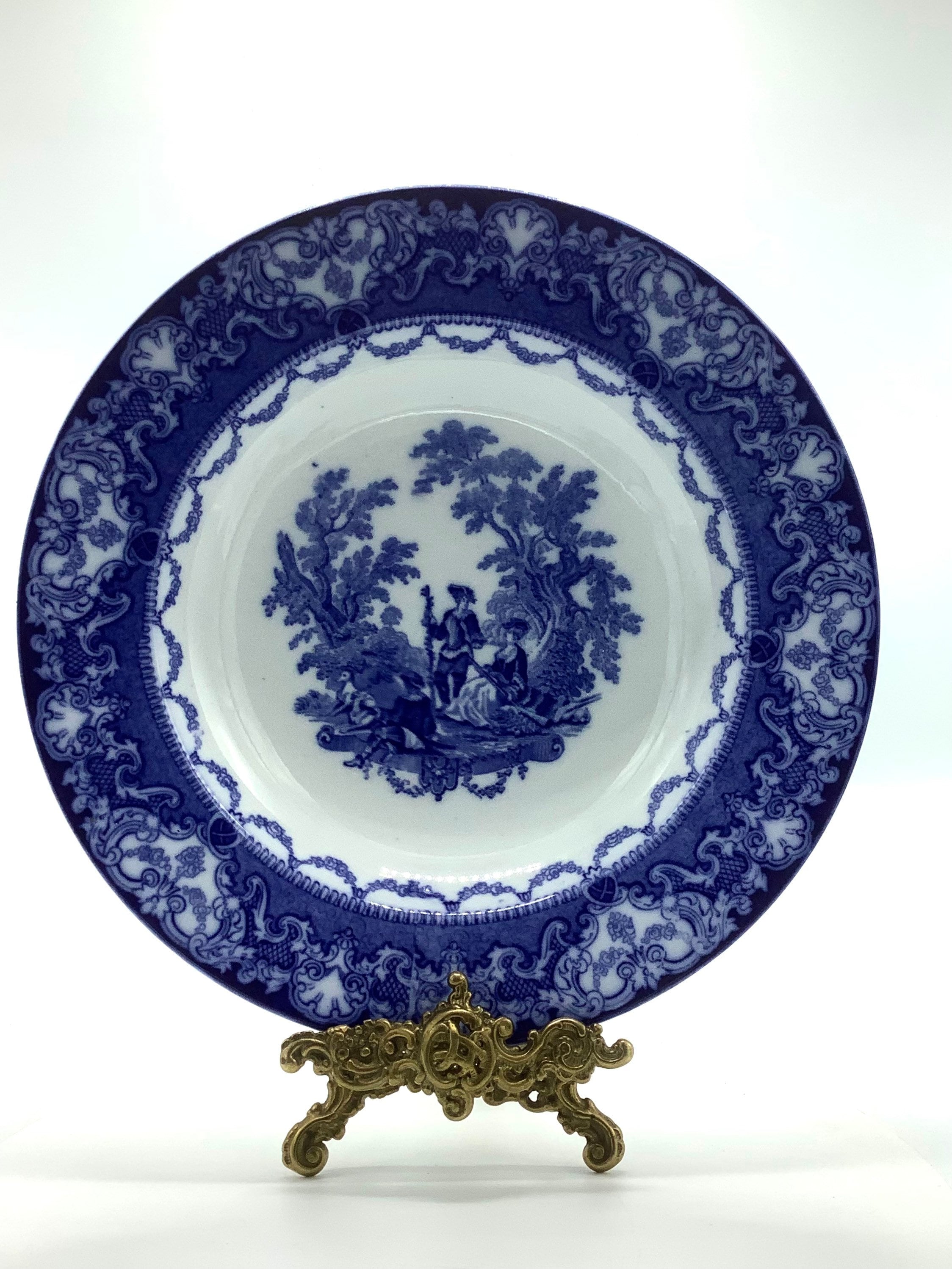 Doulton flow blue - Etsy 日本