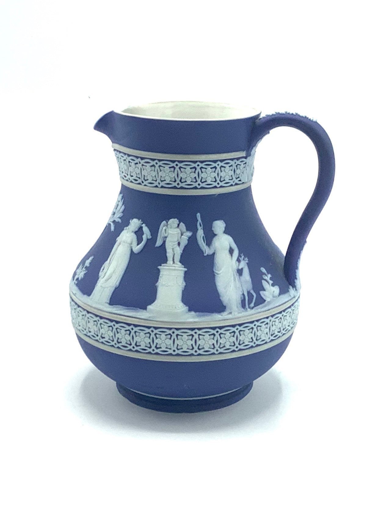 Early English WEDGWOOD JASPERWARE JUG Datestamped 1936 / Blue Etsy