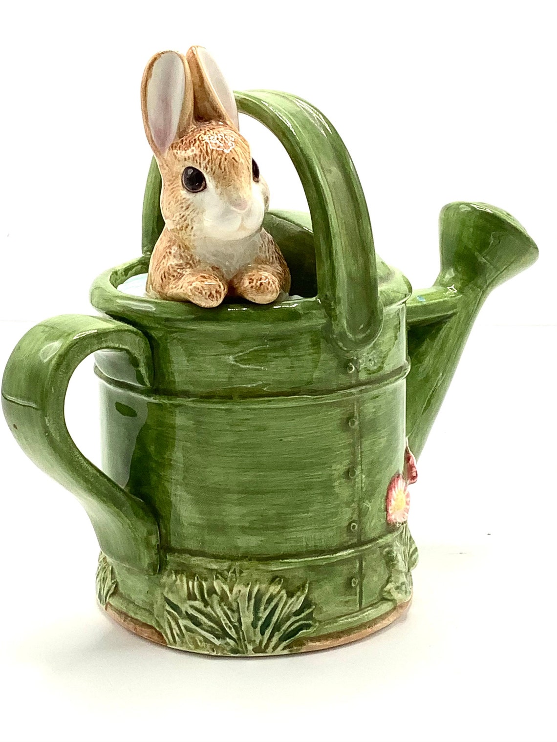 PETER RABBIT TEAPOT in the Watering Can by Enesco / Beatrix Etsy
