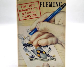 1st Edition "On Her Majesty's Secret Service" Non Price-clipped Wrapper / Perfect Gift for James Bond Collector