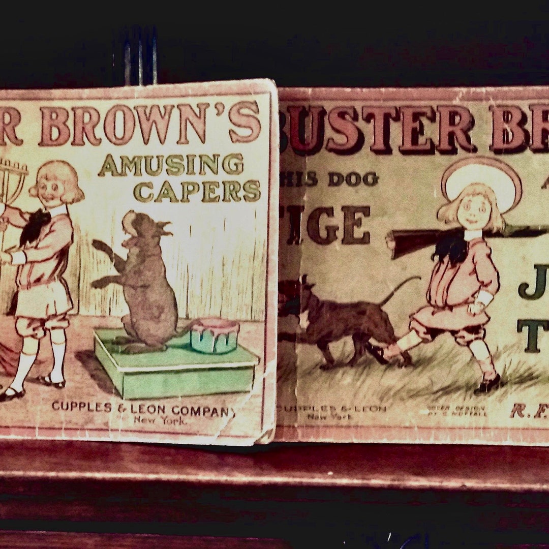 Rare Pair of Early 1905-1907 BUSTER BROWN ISSUES Illustrated Etsy 日本